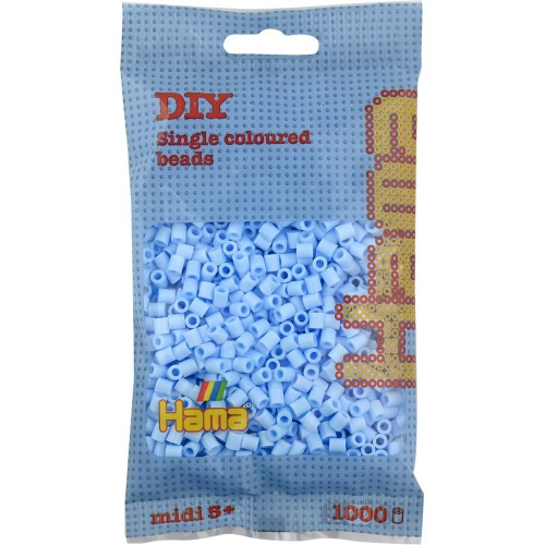 Hama MIDI gyöngy - pasztell jégkék 1000 db-os - 20797