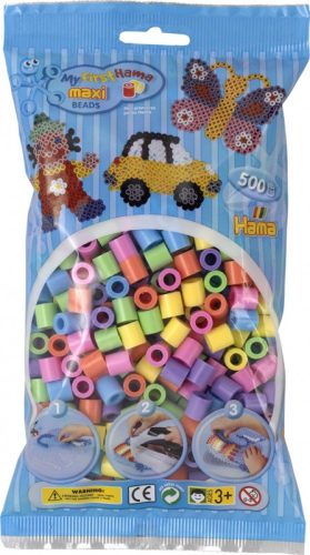 Hama MAXI Első gyöngykészletem - 500 db-os pasztell színek - 8471
